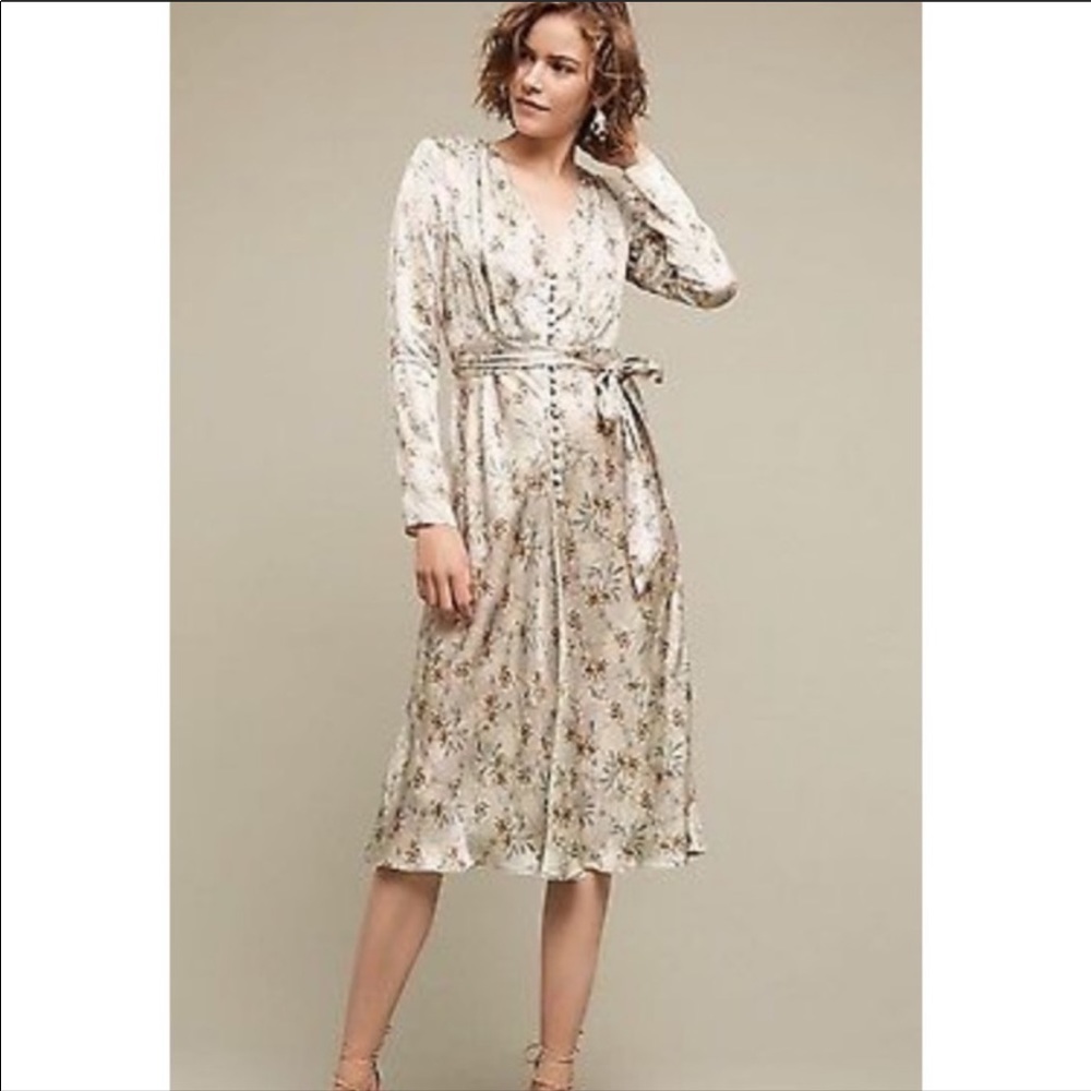 NWT Anthropologie Ghost midi dress